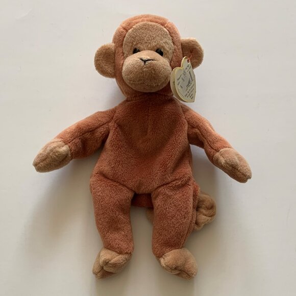 TY Beanie Babies "Bongo the Monkey" - 1995 Original Retired w/ Tags - Style 4067 - Picture 5 of 8